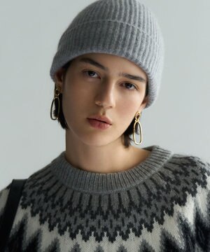  ピュアカシミヤ ニット帽