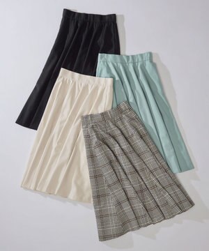  T/Rツイルストレッチ フレアスカート