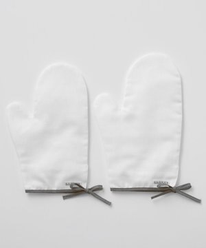  【BABY】ベビーガーゼミトン　3重合わせ