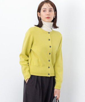  【加藤ローサさん着用】スムースストレッチジャケット カーディガン