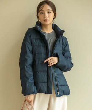  ライトタフタショートダウンコート