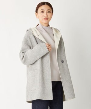 リバーシブル】ボア キルトリバー コート / J.PRESS LADIES L | ファッション通販 【公式通販】オンワード・クローゼット