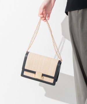  【CLASSY.6月号掲載/Oggi4月号掲載】雑材ミニ ショルダー