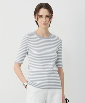  オーガニックコットン リブニット