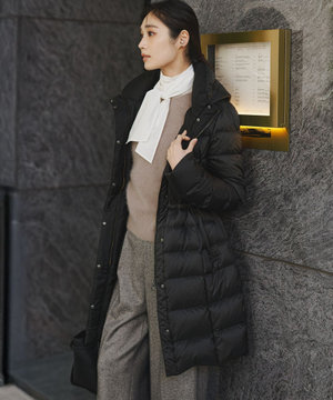  【VERY掲載/新色追加】シレータフタ ロング ダウンコート