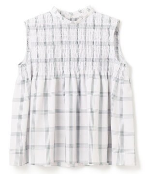  【EC限定】シアーシャーリングブラウス