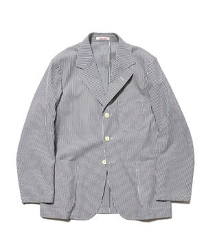  【J.PRESS ORIGINALS】Silk Seersucker 3B Sack Jacket / Japan Made