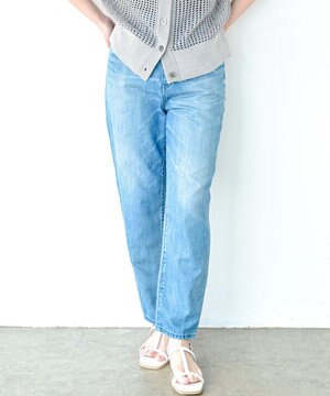 FS linen ankle tapered アンクル丈 テーパードボーイフィットリネンデニム