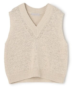  テープヤーンニット ベスト