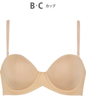  Tシャツブラ ブラジャー 【EverChic】 ストラップレスで着用可能 シームレスモールドカップ メッシュ素材(カップ肌側) ブラ レディース BRB694 /ワコール