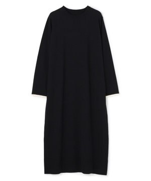  フリルトリミング ニットワンピース