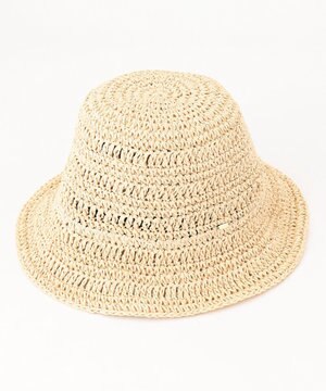  【WOMEN】ペーパーバケットハット