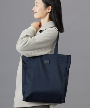  【ポケッタブル】ジャカード トート バッグ
