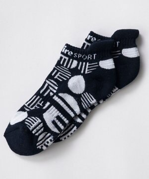  【marie claire SPORT】 滑り止め付きパイル編みソックス