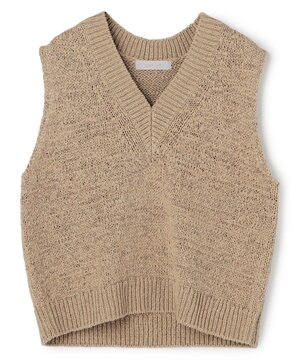  テープヤーンニット ベスト