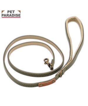  ペットパラダイス 合皮 リード 《カーキ》 小型犬 4S～３S