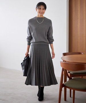  【洗濯機可/ウエストゴム】ニットセットアップⅡ