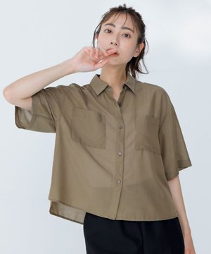  シアーテックリネンシャツ