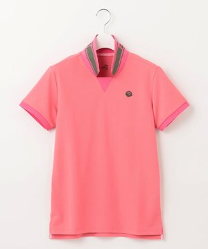  【WOMEN】【吸汗速乾】アニマル フォト ポロシャツ