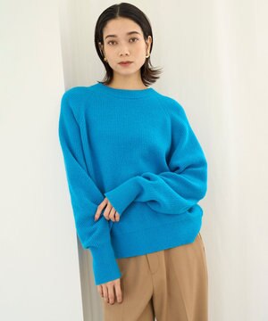  ふわふわニット 2WAYクルーカーディガン