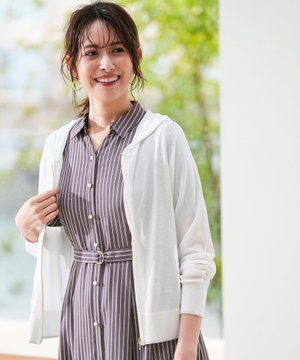  エアリー ニットフーディー