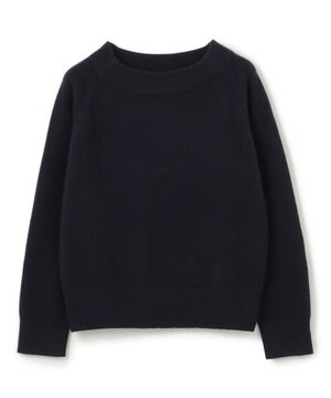 カシミヤブレンド オフネックニット