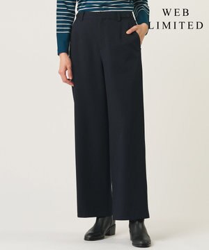  【WEB限定・人気素材】ツムギートflannel ストレート パンツ