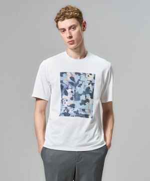  【新柄】インプレッションアートＴ　クルーネックTシャツ