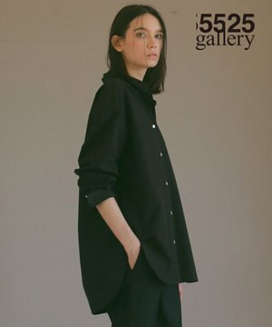  【23区 | 5525gallery】コットンタイプライター オーバーシルエット シャツ