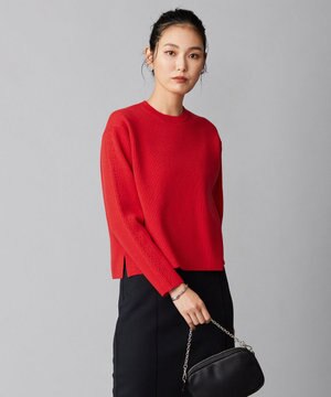  【洗える】 MIZUHIKI ニットプルオーバー