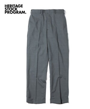  【J.PRESS ORIGINALS】PEPPIN MERINO TROPICAL PIPED STEM TROUSERS / JAPAN MADE
