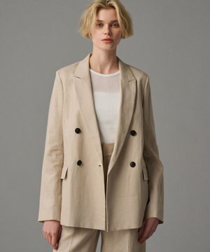 【5周年企画・手洗い可】ライト リネン ジャケット（uncrave STANDARD）