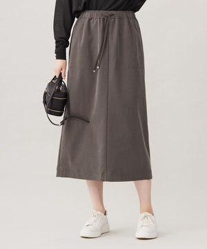 【洗える】ソフトレーヨンツイル スカート