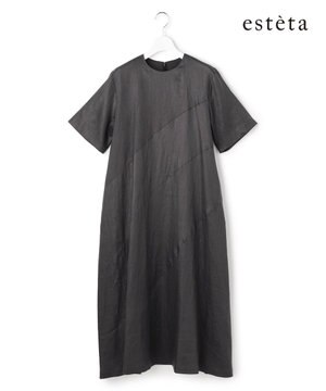  【エステータ】チンツリネン Aライン フレアワンピース