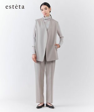  【エステータ】ライトダブルクロス パンツ