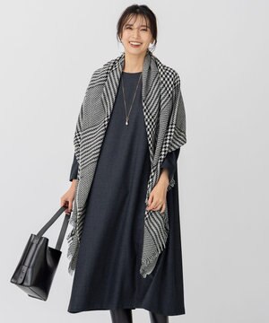  ウールジョーゼット Aライン ワンピース