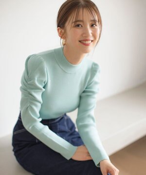  【洗える】ビジュー プルオーバー