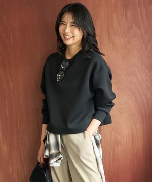  【2WAY】BEAUTY FORM JERSEY ハーフZIP プルオーバー