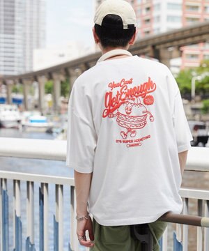  フードキャラ発泡プリントT