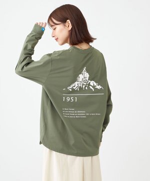 【UNISEX】吸水速乾 LMCバックプリントロングスリーブTシャツ（S・Mサイズ）