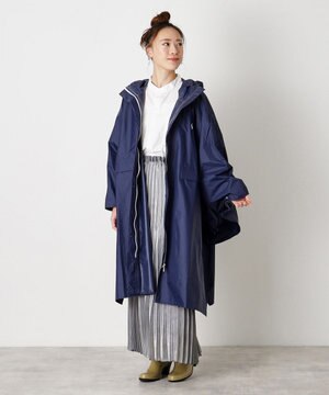  POLO RALPH LAUREN(ポロ ラルフローレン) ポロポニー ポケッタブル レインポンチョ レインコート 無地 フード 収納袋 ロゴ入 レディース