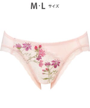  ショーツ 【リボンブラ】 BRB413とペア はきこみ丈あさめ やわらかく伸びる素材（バック） レディース PRA113 /ワコール