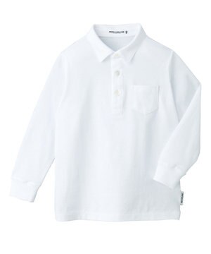  【95-130cm】天竺素材の長袖シャツ