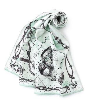  manipuri ビットバルーン シルク スカーフ