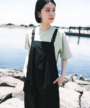 【撥水・UVカット・ストレッチ・軽量 】ナイロンジャンパースカート（S・Mサイズ）