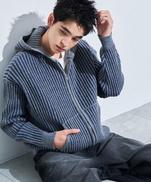  ヴィンテージライクZIPパーカー