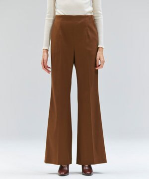  【洗える】DELANO / ハイストレッチフレアパンツ