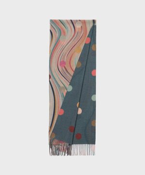 Midnight Swirl リバーシブル マフラー / Paul Smith | ファッション 