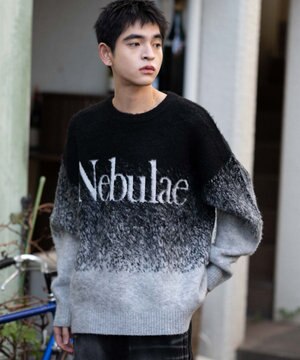  【ユニセックス着用ITEM/MLサイズ展開】ファジーグラデーションプルオーバー