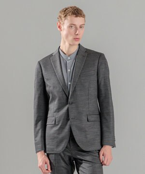 新素材【抜群のストレッチ性/セットアップ対応可】スプリングウールジャージー ジャケット